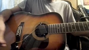 Электрогитара из акустической подручными средствами