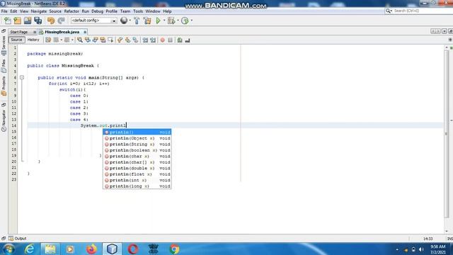 Java the complete Reference Ninth Edition (Chapter 5) Example (3) Switch Missing Break смотреть онлайн