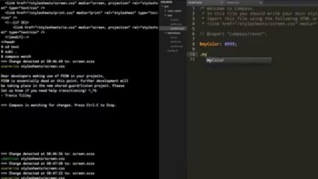 How To Code: Compass and Sass смотреть онлайн