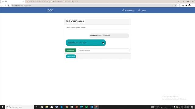 PHP PDO CRUD with AJAX Demo смотреть онлайн