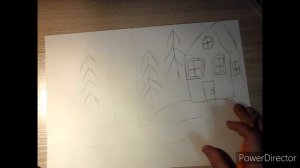 ИЗО студия Рисуем Дома ДОМ ЛЕСНИКА