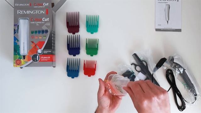 Remington ColourCut Hair Clipper Kit Unboxing - Remington HC5035