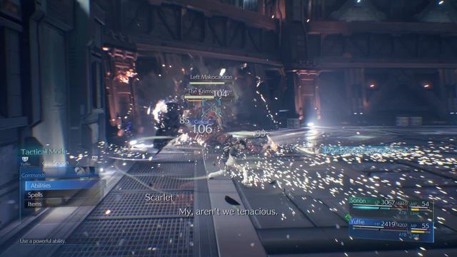 FINAL FANTASY VII REMAKE Scarlet boss fight смотреть онлайн