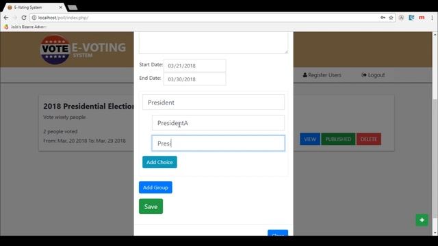 Web-based Voting System with Source Code смотреть онлайн