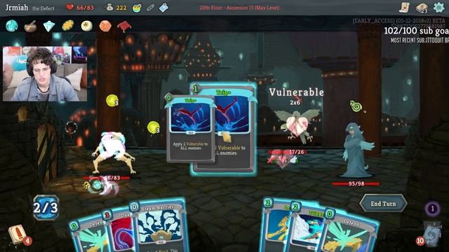 Slay The Spire - Snecko Eye Defect! Hyperbeam + Meteor Strike For Free | Ascension 15 смотреть онлайн