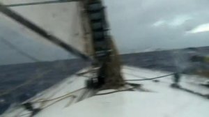 Рекорд скорости на гоночной яхте в Атлантике  29 узлов