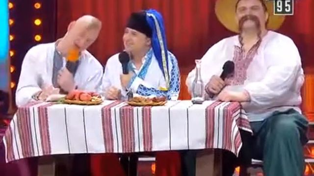 Как Козаки письмо российскому пахану писали, Вечерний Квартал 95. смотреть онлайн