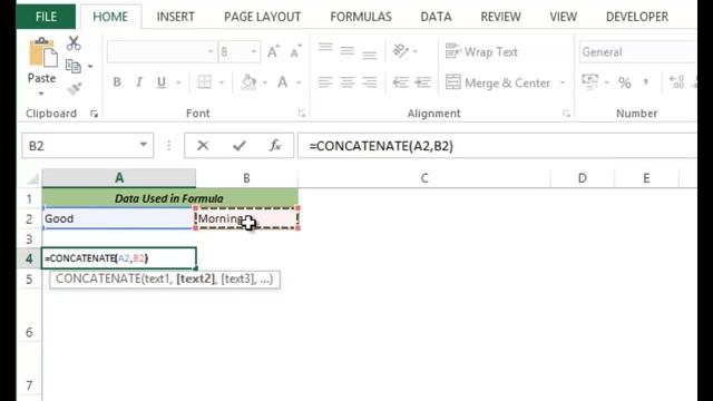 CONCATENATE Formula in Excel смотреть онлайн