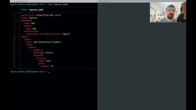 CANARY DEPLOYMENT - NGINX INGRESS ile KUBERNETES üzerinde canary deployment nasıl yapılır смотреть онлайн