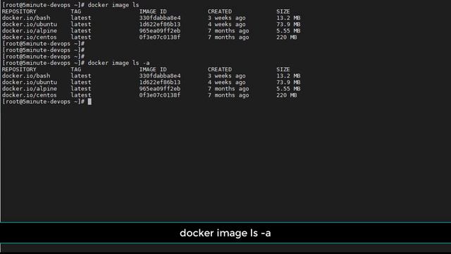 docker list machines | how to list docker images and containers? | 5-Minute DevOps смотреть онлайн