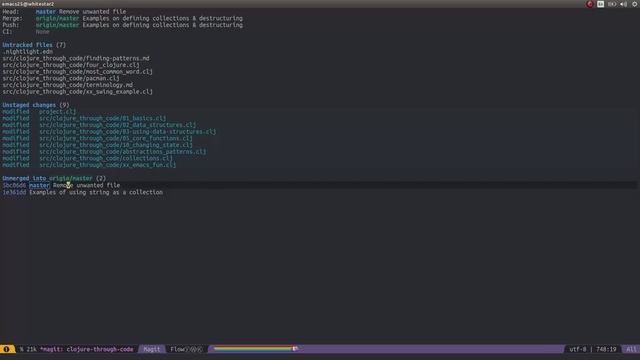 Spacemacs: Magit staging and commit basics смотреть онлайн