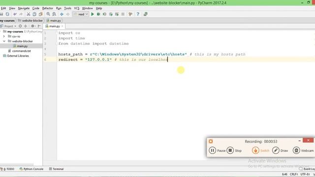 Block website using Python part 1 смотреть онлайн