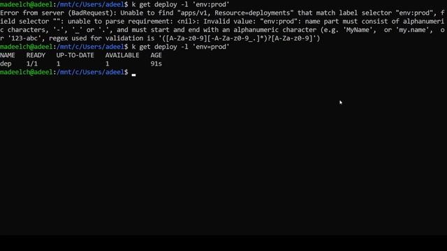 Working with kubernetes labels and selectors смотреть онлайн
