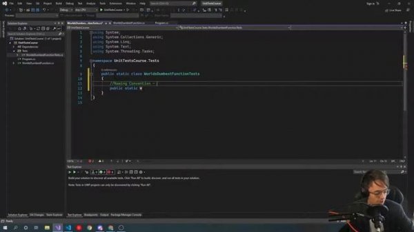 Unit Testing in C# 2022: 1. Intro + First Test