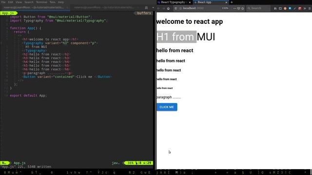 2- Material UI: Typography - جلسات جافاسكربت смотреть онлайн