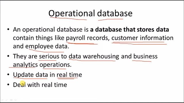 what is operational database? Where is operational database use? How operational database works? смотреть онлайн