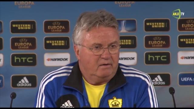 Гус Хиддинк: «Готовимся к игре с хорошим настроением» смотреть онлайн