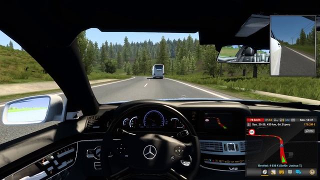 ETS2 | Mercedes-Benz W221 S65 AMG V3.1| Luxenbourg-Prága смотреть онлайн