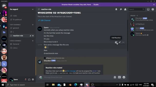 How to setup reaction roles like a PRO! смотреть онлайн