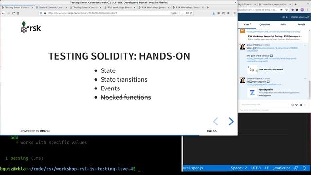 Webinar Series: Testing Smart Contracts with OpenZepplin CLI смотреть онлайн