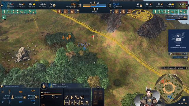 coRe (Mongols) vs VortiX (Malians) || Age of Empires 4 Replay смотреть онлайн