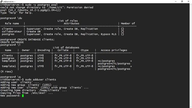 139# Installer et administrer PostgreSQL via CLI et PgAdmin 4 sous Linux смотреть онлайн