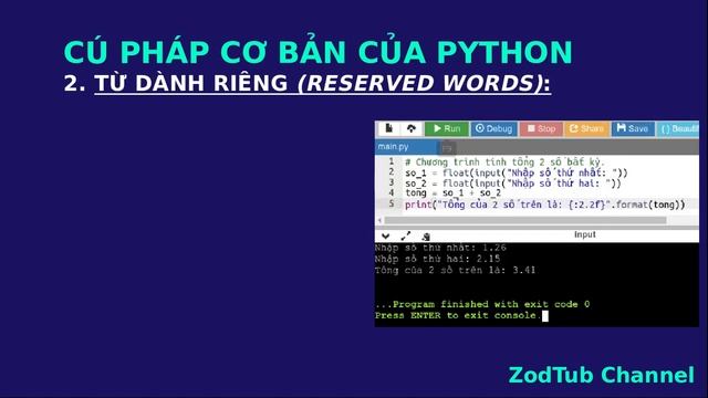 Tin Học Lớp 8: Bài 2: Chương Trình và Ngôn Ngữ Lập Trình Python | XEM ĐỂ BIẾT S.E. KHÁC VỚI HACKING смотреть онлайн