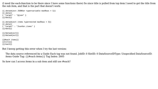 Salesforce: How to access sub item in json using Guide template language in this code? смотреть онлайн