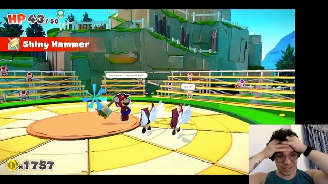 react'D - A Closer Look at Paper Mario: The Origami King #Nintendo Switch смотреть онлайн
