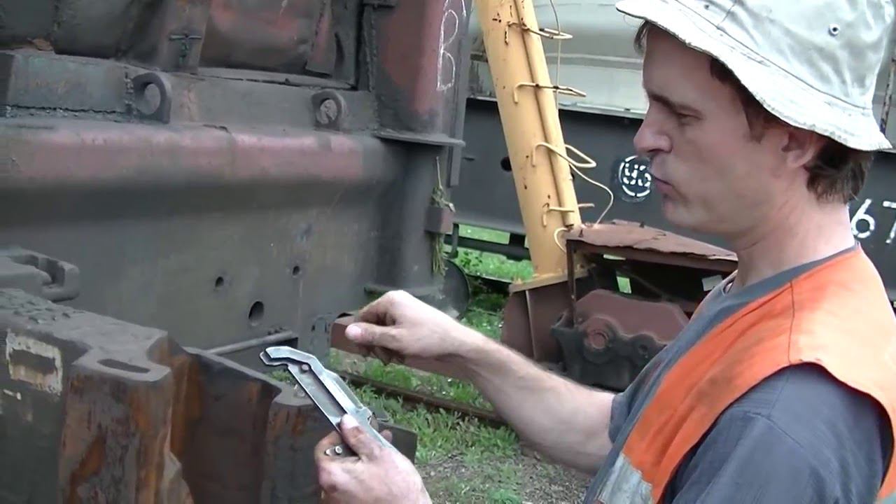 Замеры автосцепки вагона 873 и 940 шаблон смотреть онлайн