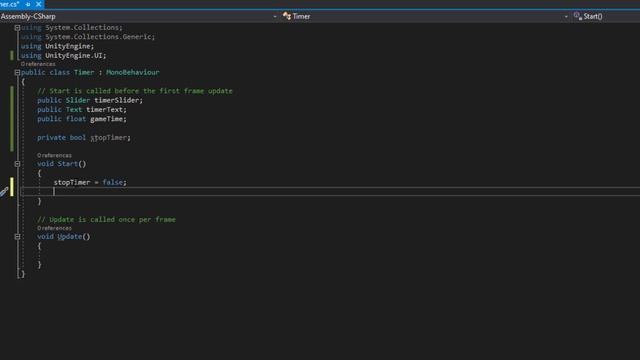 Unity Tutorial : Creating a Timer using a slider смотреть онлайн