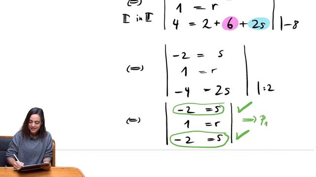 Matheabitur | Punktprobe Vektorrechnung | Liegt Der Punkt In Der Ebene?
