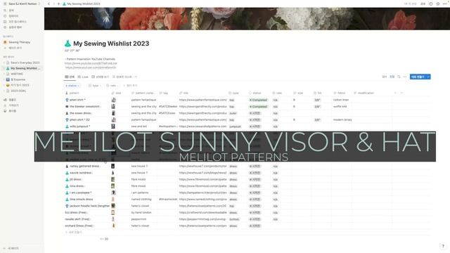 My Approach to Make Nine 2023 AND MORE / Sneak Peek 20 Sewing Patterns On My Notion App смотреть онлайн