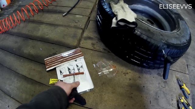 работа контроля давления в шинах и ремонт прокола бескамерного колеса смотреть онлайн