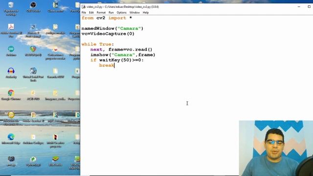 Cómo ver la CAMARA de tu CELULAR en un SCRIPT de PYTHON смотреть онлайн