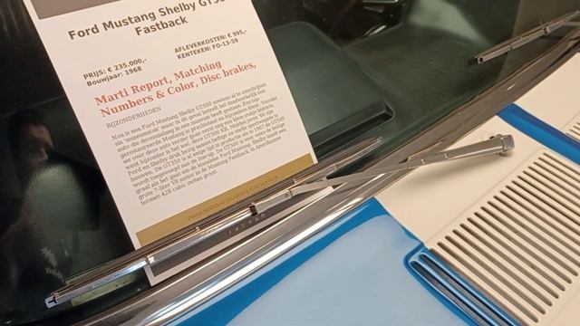 1968 Shelby GT500KR Mustang In Acapolco Blue