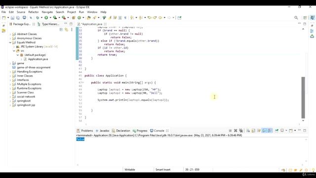 26. The Equals Method | Java Programming Complete Beginner to Advanced | #launchedtv смотреть онлайн