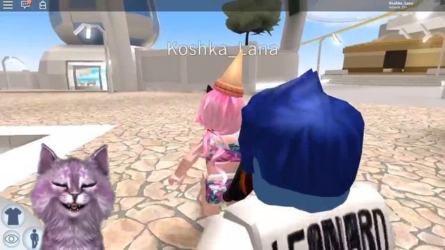 МЫ С ЛЕО НАШЛИ ОСТРОВ В АКВАПАРКЕ В РОБЛОКС ROBLOXian Waterpark смотреть онлайн
