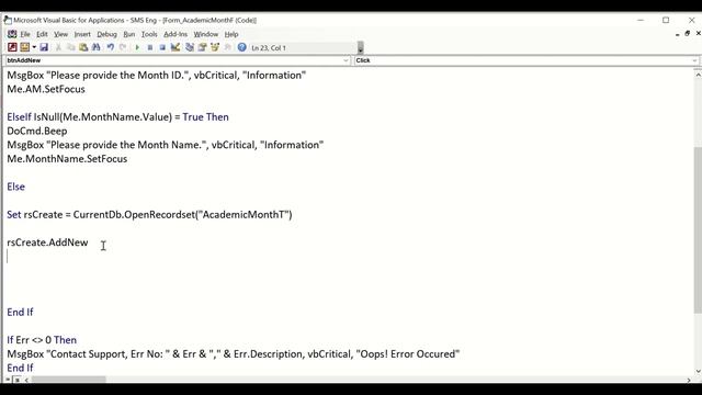 School Management System | Part-5 | Unbound Form with CRUD смотреть онлайн