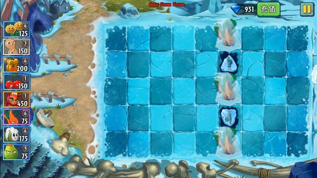 Plants vs. Zombies 2 (China) - Twin Sunflower MAX 4 level - Frostbite Caves Day 14 (Ep.215) смотреть онлайн