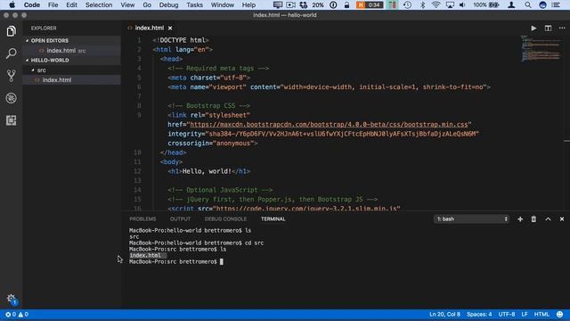 Introduction to Bootstrap 4 | Initializing A Project | Part 2 | Eduonix смотреть онлайн