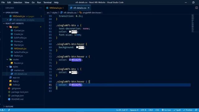 How to Create Responsive React NFT Marketplace Website Using ReactJs for Beginners | Part 02 смотреть онлайн