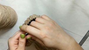 МК Шапка резинкой 2х2 с модной макушкой!