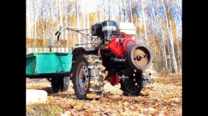 Самодельные вездеходовские колёса для мотоблока