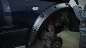 Инструкция установке расширителей на колесные арки Mitsubishi Pajero Sport (russ-artel.ru)