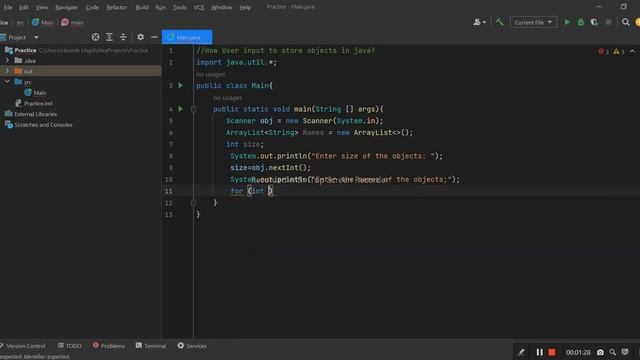 How to store objects with ArrayList in Java | Quick Tutorial | Scanner, Input Method | Example Code смотреть онлайн