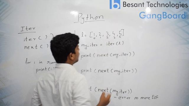 Python Iterators | Python Tutorial For Beginners смотреть онлайн