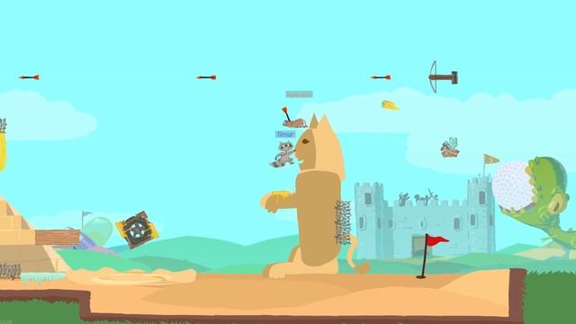 НОВЫЙ САМЫЙ ТРУДНЫЙ УРОВЕНЬ! - Ultimate Chicken Horse смотреть онлайн