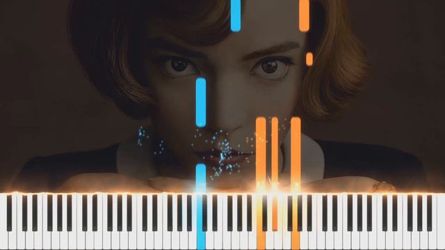 The Queen's Gambit - Beth's Story [Piano Tutorial] (Synthesia) смотреть онлайн