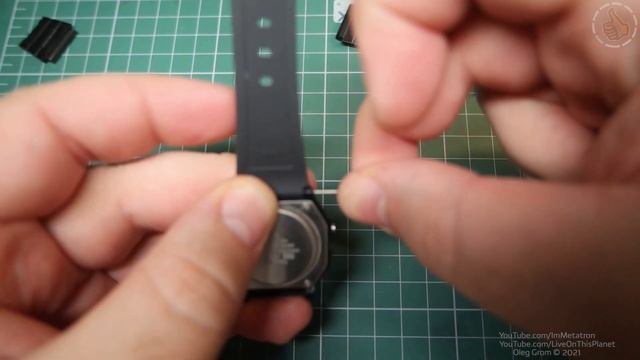 Как заменить ремешок на часах Casio F-91W смотреть онлайн